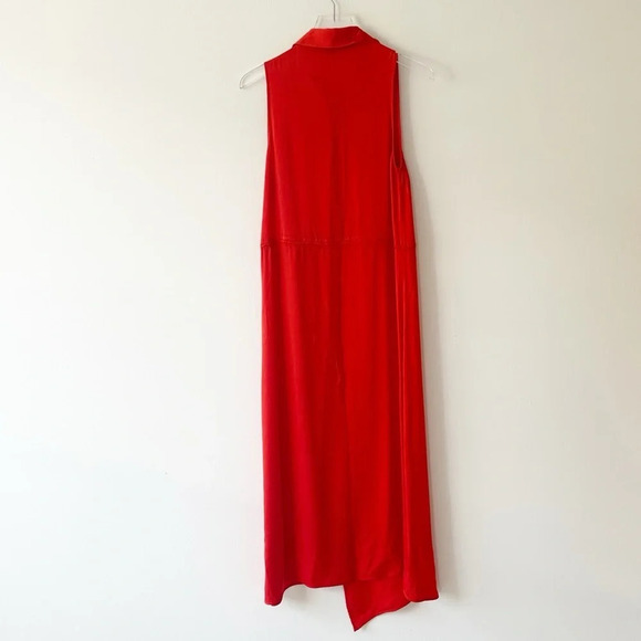 Marissa Webb Persimmon Sleeveless Maxi Dress Medium - Picture 7 of 14